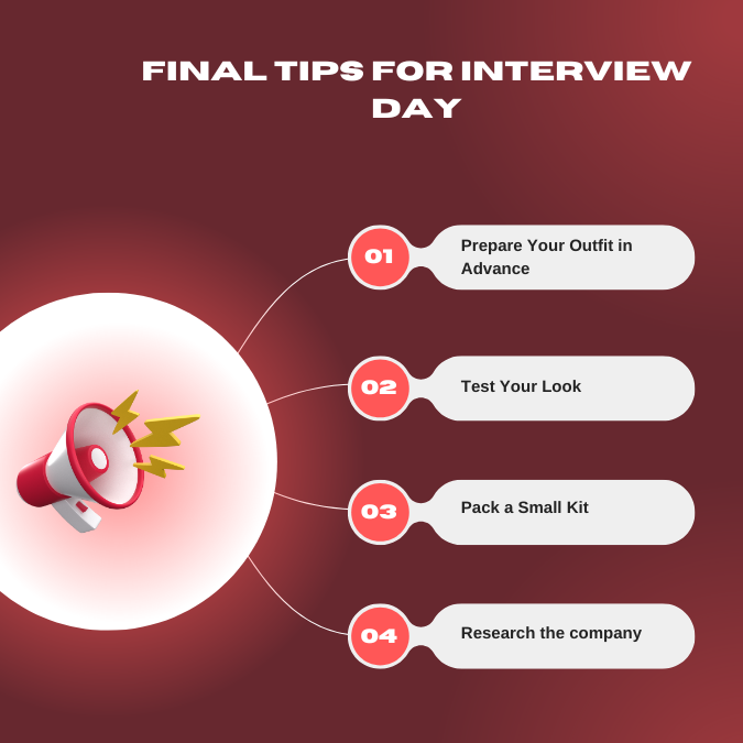 Final Tips for Interview Day