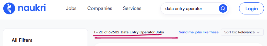 Data Entry Operator Interview Question